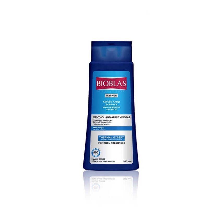 Bioblas For Men Kepeğe Karşı Şampuan Mentol ve Elma Sirkesi (360 ml) - 1