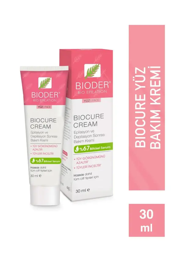 Bioder Biocure Face Tüy Azaltıcı Krem 30ml - 1