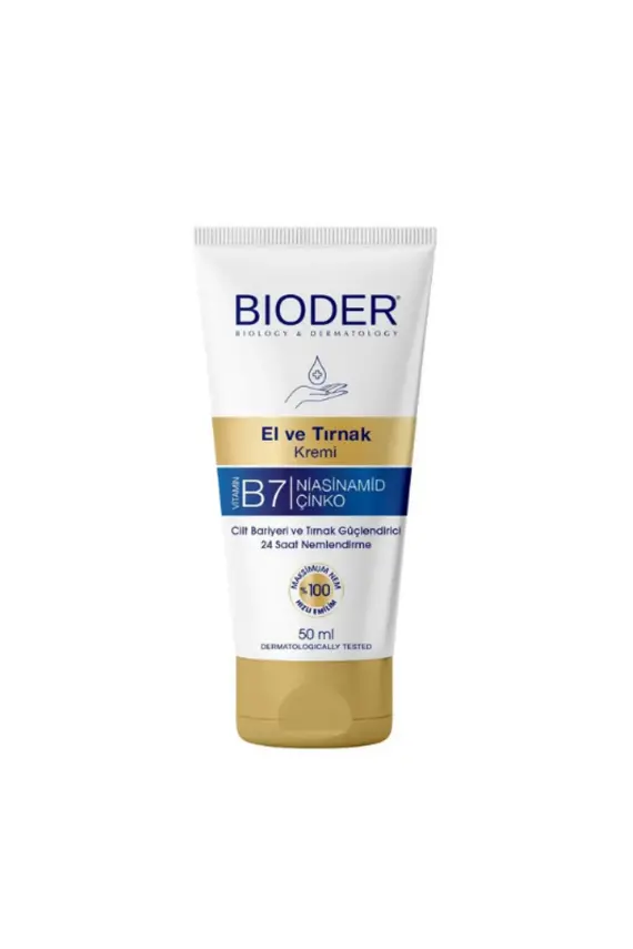Bioder Cilt Bariyeri ve Tırnak Güçlendirici Bakım Kremi 50ml - 1