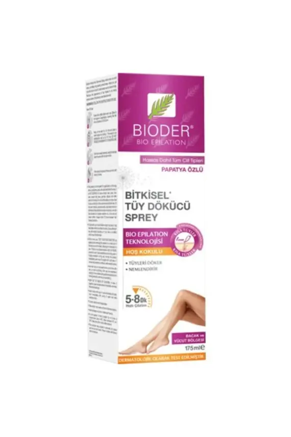 Bioder Tüy Dökücü Sprey Kadın 175 ml - Tüy Azaltıcı Etki - 1