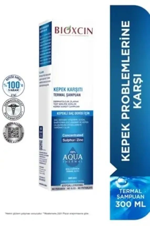 Bioxcin Aqua Thermal Kepek Karşıtı Şampuan 300ml - 1