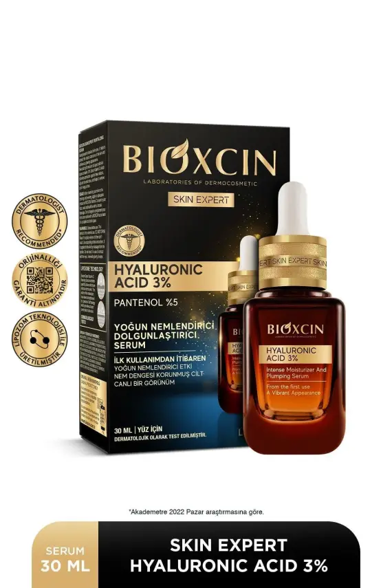 Bioxcin Hyaluronic Acid Yoğun Nemlendirici, Dolgunlaştırıcı Serum - 1