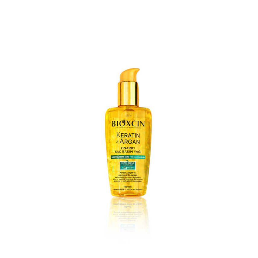 Bioxcin Keratin & Argan Onarıcı Saç Bakım Yağı (150ml) - 1