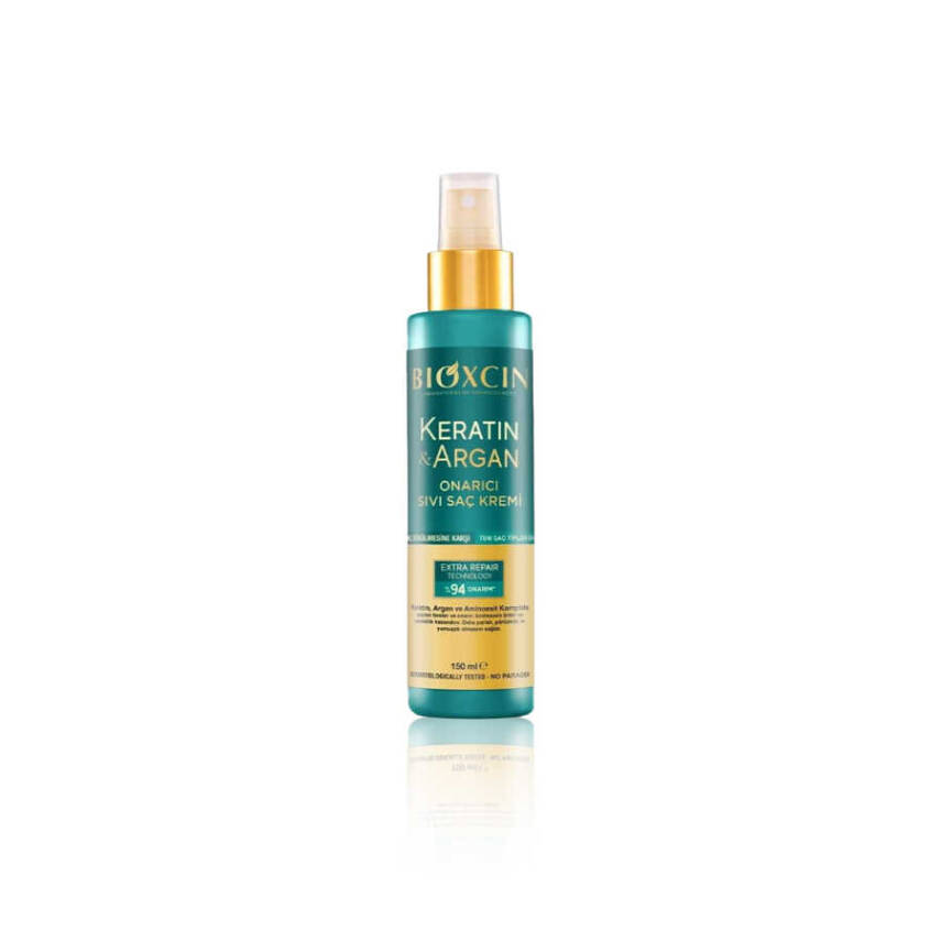 Bioxcin Keratin & Argan Onarıcı Sıvı Saç Kremi (150ml) - 1