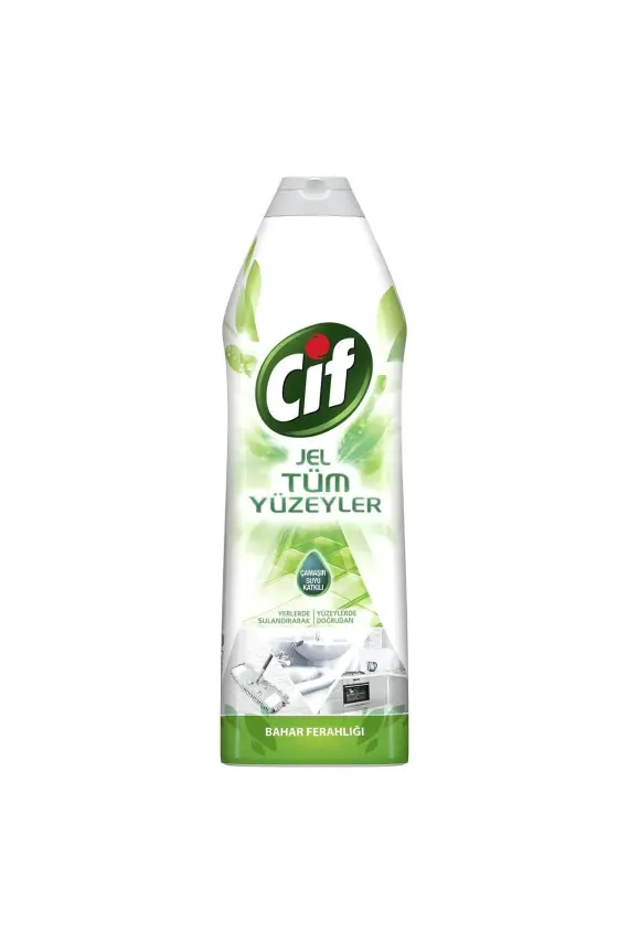 Cif Jel Tüm Yüzeyler Bahar Ferahlığı Yüzey Temizleyici 750 ml - 1