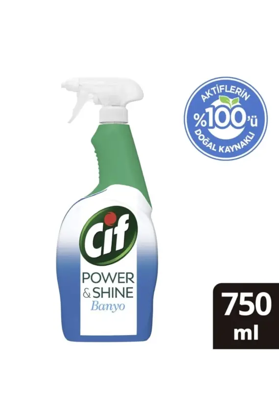 Cif Power & Shine Banyo Sprey Temizleyici 750 ml - 1