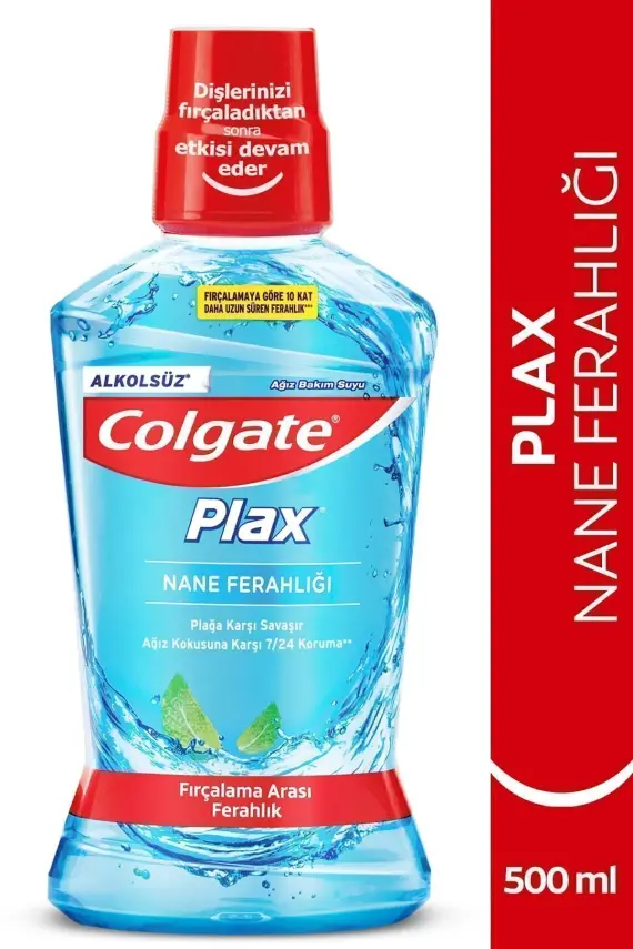 Colgate Plax Nane Ferahlığı Plağa Karşı Ağız Bakım Suyu 500 ml - 1