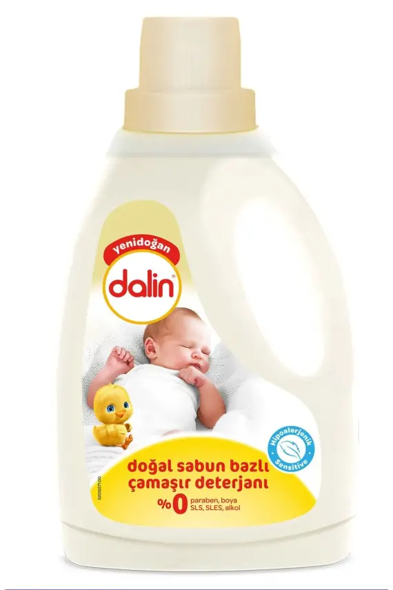 Dalin Sensitive Doğal Sabun Bazlı Sıvı Çamaşır Deterjanı 1500 ml - 1
