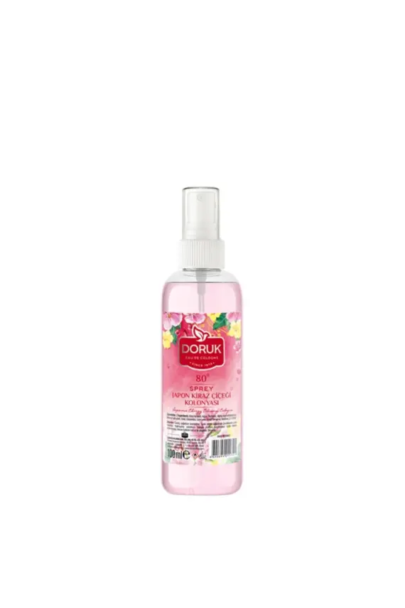 Doruk Japon Kiraz Çiçeği Kolonyası 100 ml - Sprey Pet Şişe - 1