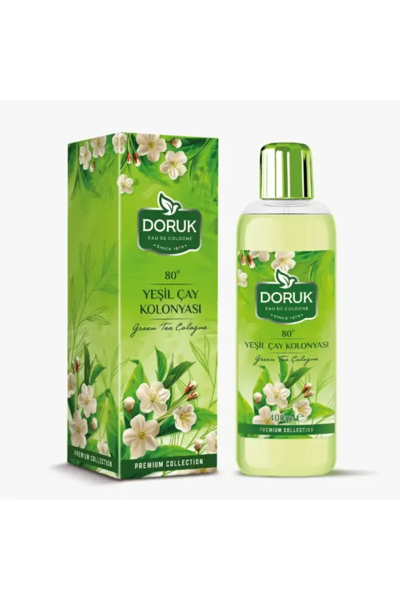 Doruk Yeşil Çay Kolonyası 400 ml Pet Şişe - 1