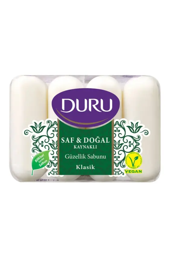 Duru Saf & Doğal Kaynaklı Klasik Banyo Sabunu 4 Adet - 1