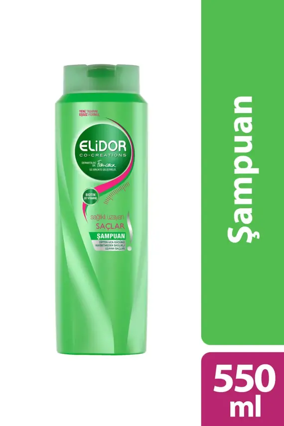 Elidor Şampuan Sağlıklı Uzayan Saçlar (500 ml) - 1