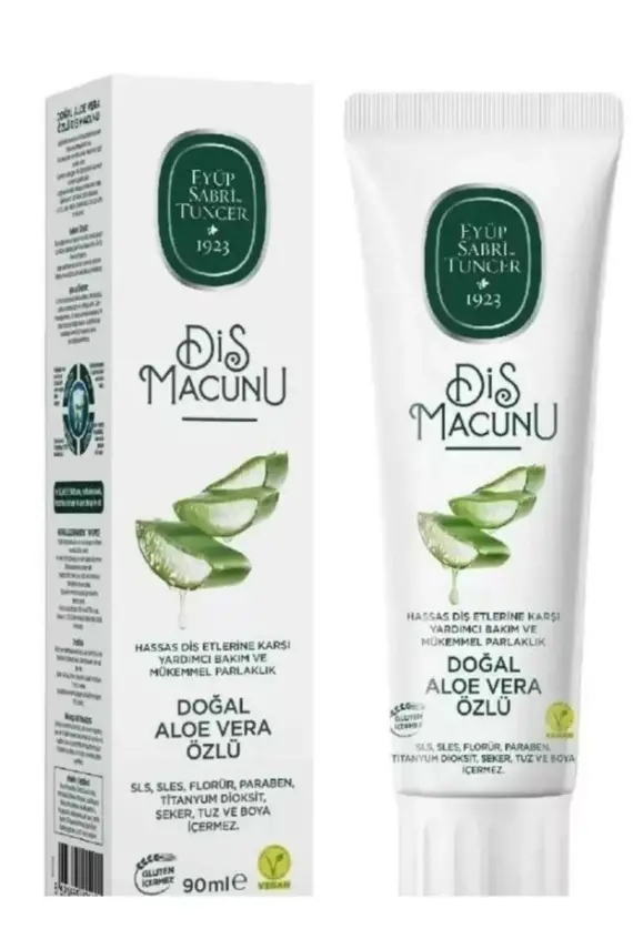 Eyüp Sabri Tuncer Doğal Aloe Vera Özlü Diş Macunu 90 ml - 1