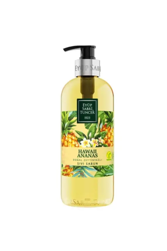 Eyüp Sabri Tuncer Hawaii Ananas Doğal Zeytinyağlı Sıvı Sabun 500 ml - 1