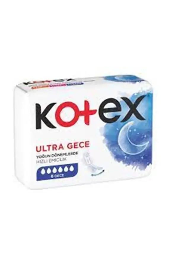 Kotex Ultra Gece Ped 6'lı - 1