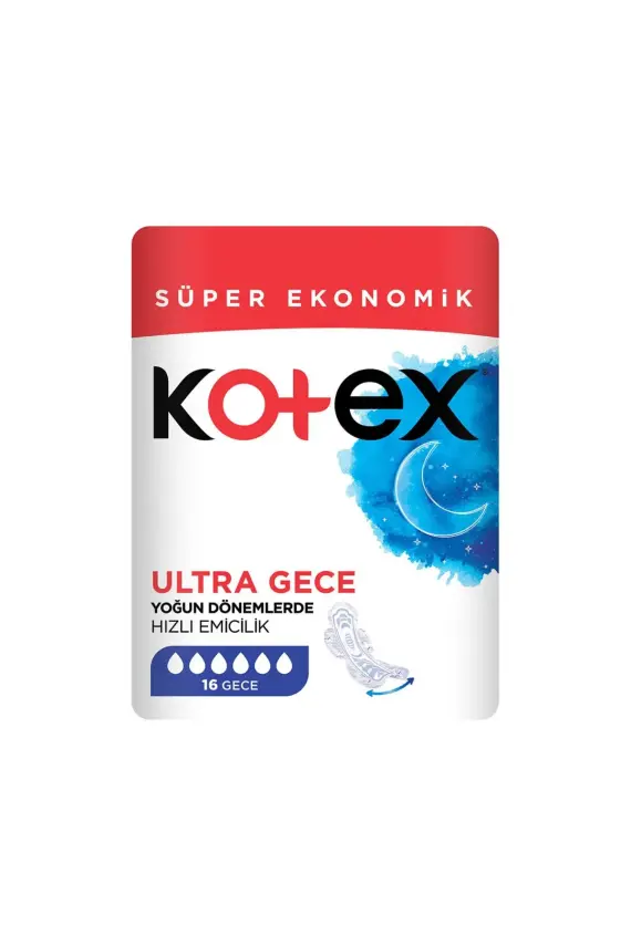 Kotex Ultra Süper Ekonomik Paket Gece 16'lı - 1