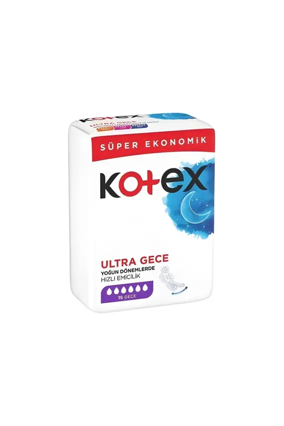 Kotex Ultra Süper Ekonomik Paket Gece Ped 16'lı - 1