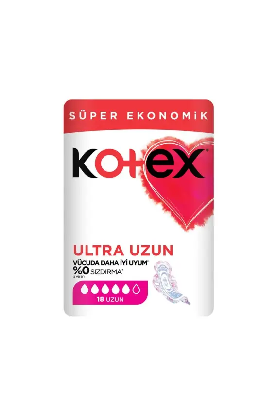 Kotex Ultra Süper Ekonomik Paket Uzun 18'li - 1