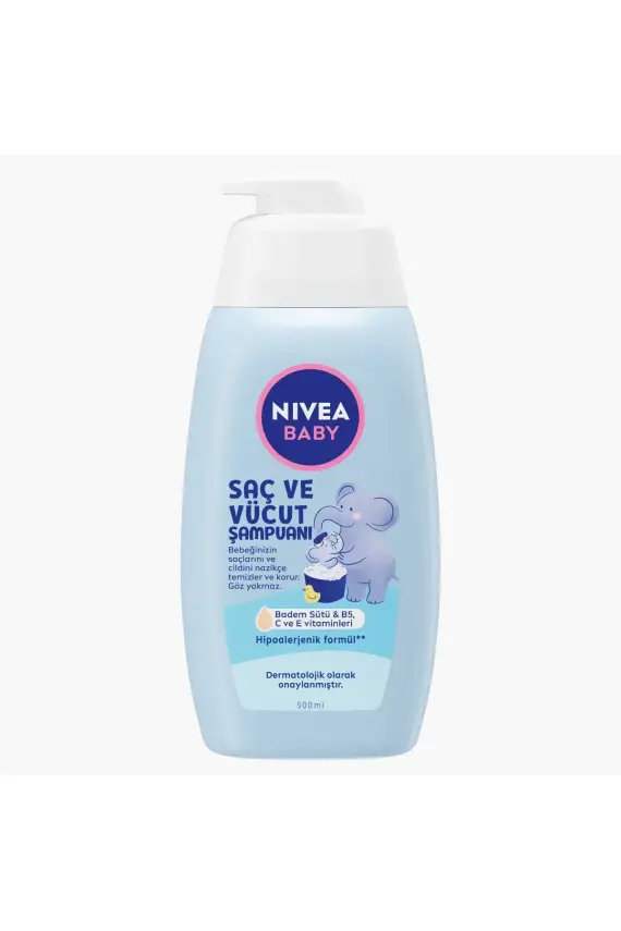Nivea Baby Saç ve Vücut Şampuan 500ml - 1