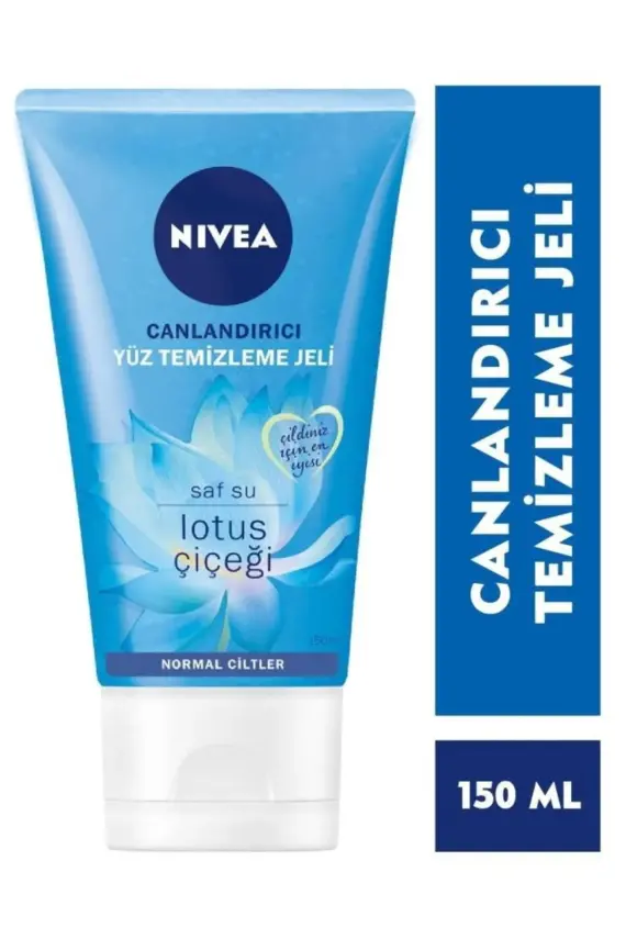 Nivea Canlandırıcı Yüz Temizleme Jeli 150 ml - Saf Su ve Lotus Çiçeği - 1