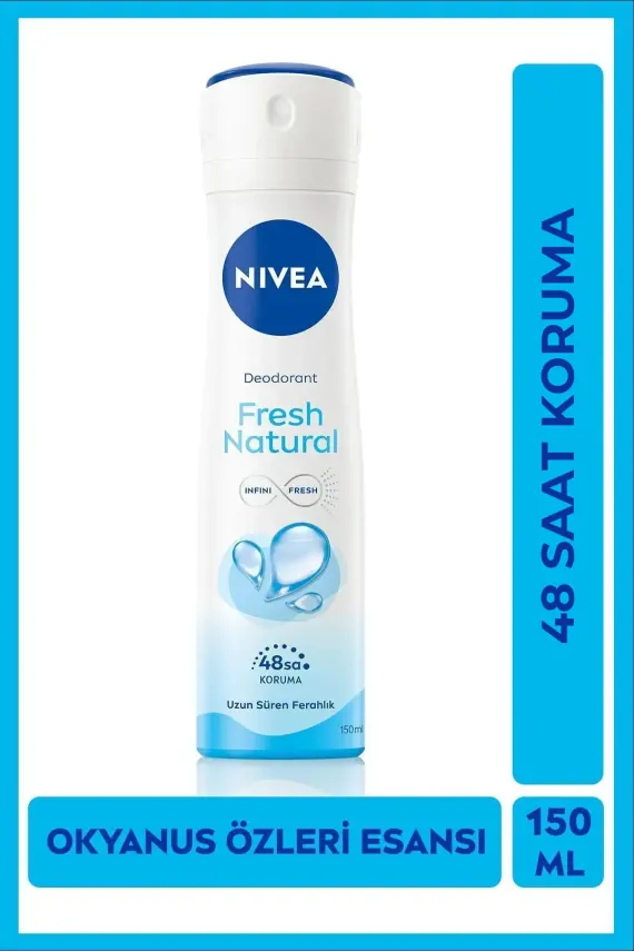 Nivea Fresh Natural Kadın Sprey Deodorant 150 ml - 1