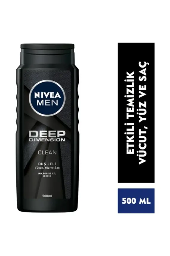 Nivea Men Deep Dimension Duş Jeli 500ml - 1