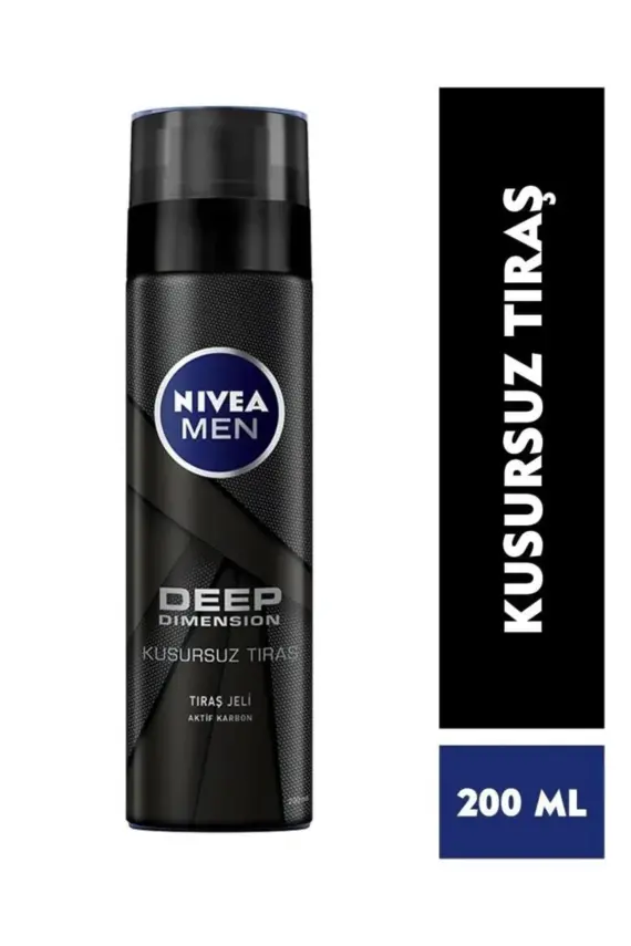Nivea Men Deep Dimension Tıraş Jeli 200ml - Kusursuz Tıraş - 1