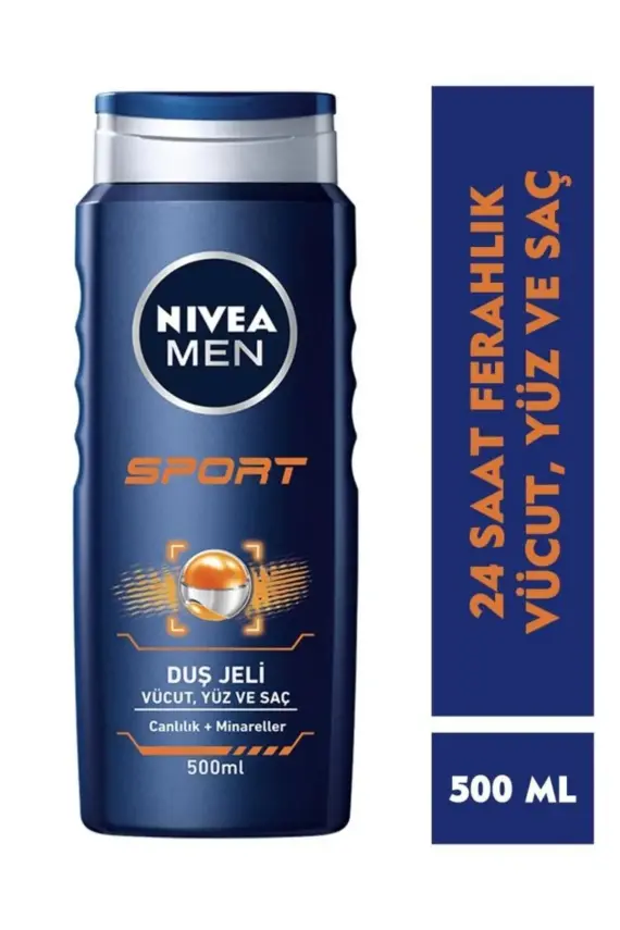 Nivea Men Sport Saç ve Vücut Şampuanı 500 ml - 1