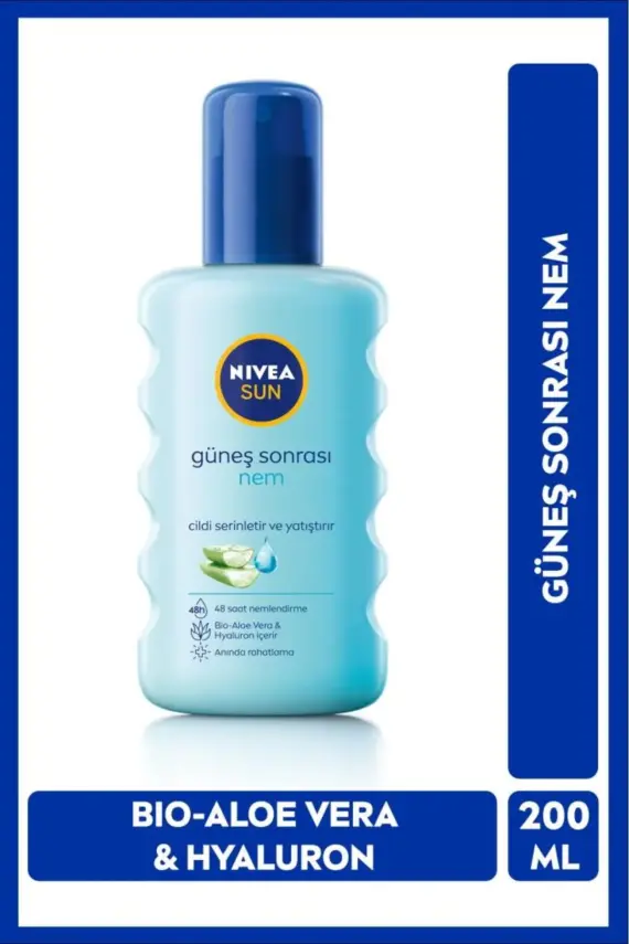 Nivea Sun Nemlendirici Güneş Sonrası Spreyi 200ml - Aloe Vera Özlü Anında Rahatlama - 1