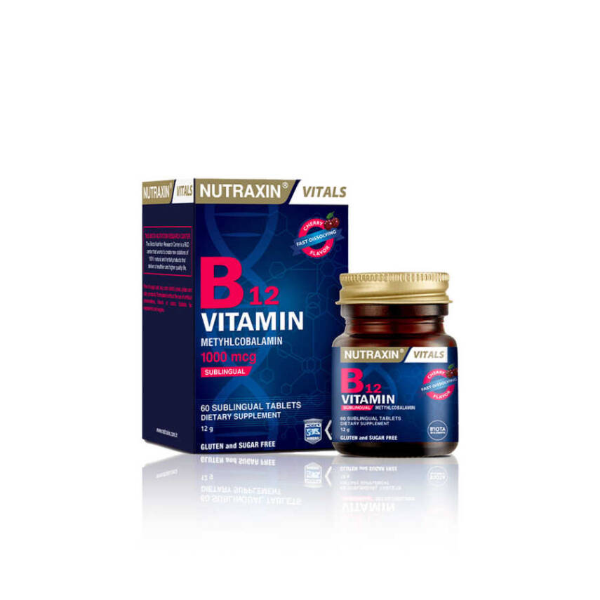 Nutraxin B12 Vitamini (1000 Mcg) - Dil Altı Tableti - 2