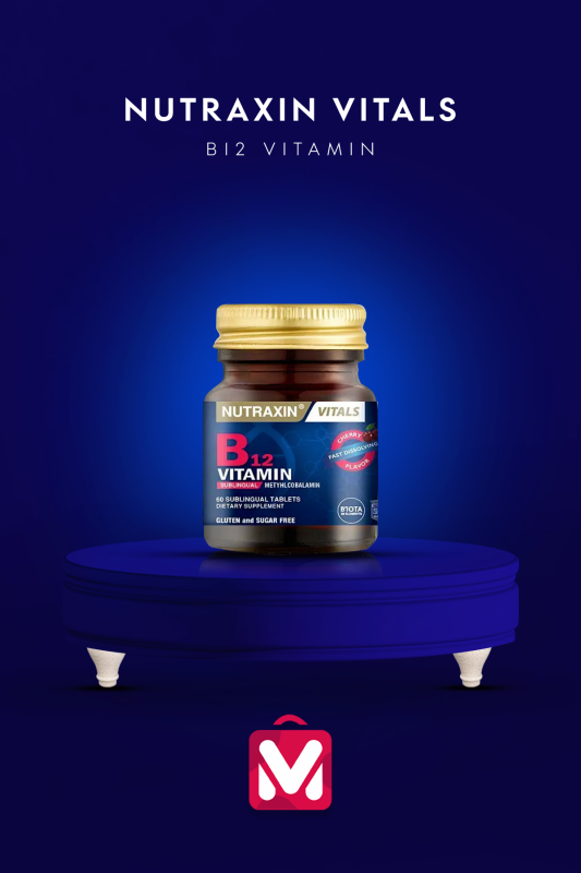 Nutraxin B12 Vitamini (1000 Mcg) - Dil Altı Tableti - 1