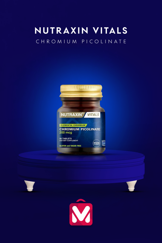 Nutraxin Chromium Picolinate - Krom Takviyesi - 1