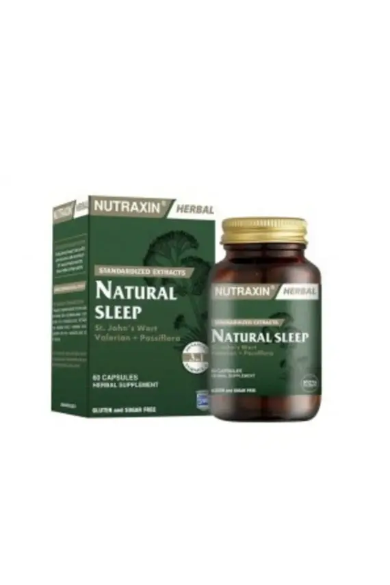 Nutraxin Herbal Natural Sleep 60 Kapsül - 1