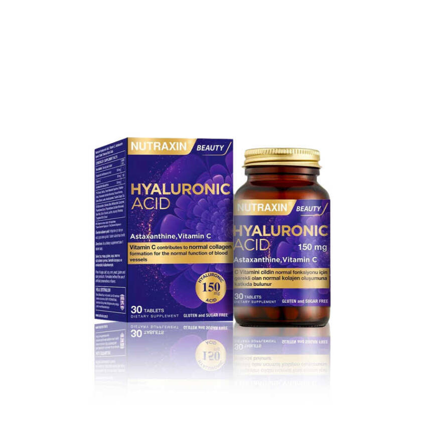 Nutraxin Hyaluronic Acid 30 Tablet Gıda Takviyesi - 2