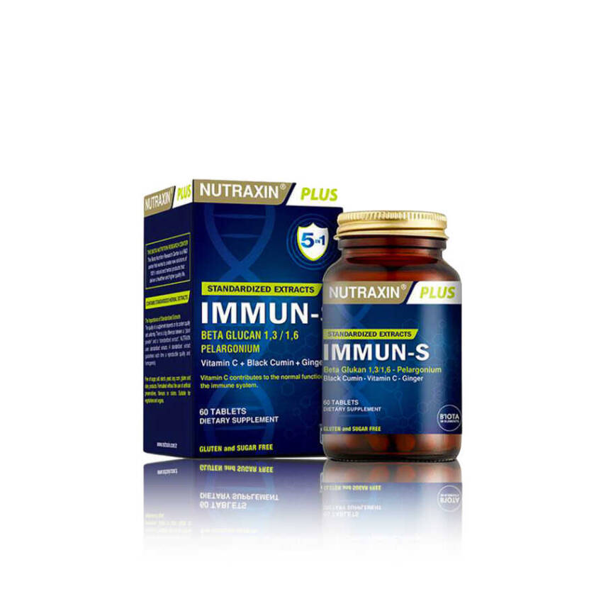 Nutraxin Immun-S - Vitamin Takviyesi 60 Tablet - 2