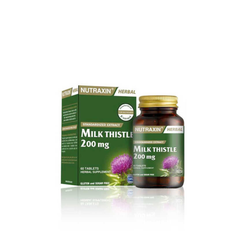 Nutraxin Milk Thistle - Deve Dikeni Gıda Takviyesi - 2