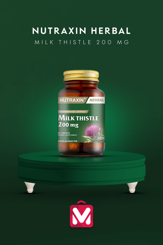 Nutraxin Milk Thistle - Deve Dikeni Gıda Takviyesi - 1