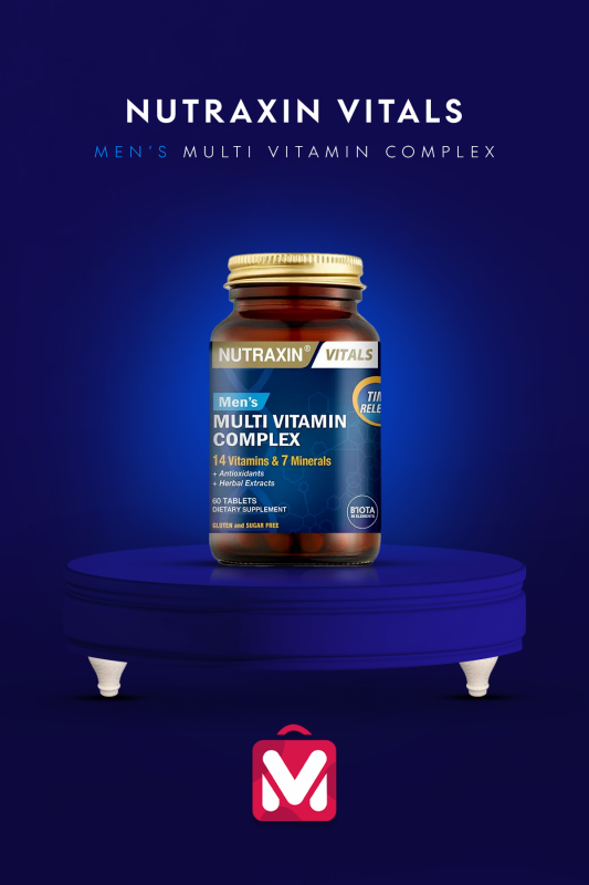 Nutraxin Multivitamin Erkek, Multivitamin & Mineral Complex - 1