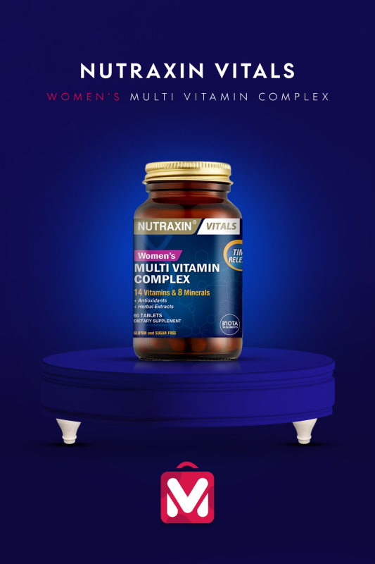 Nutraxin Multivitamin Kadın, Multivitamin & Mineral Complex - 1