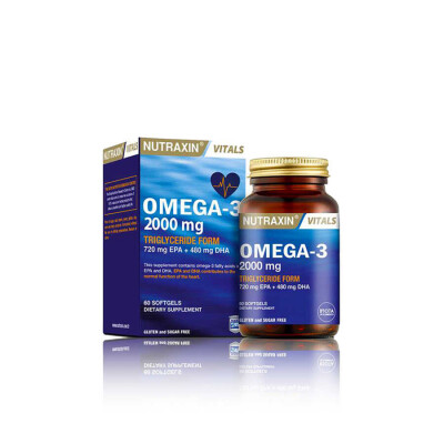 Nutraxin Omega 3 Balık Yağı - 2000 Mg - 2