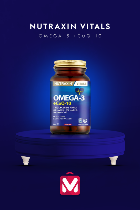 Nutraxin Omega 3 Takviyesi Koenzim Q10 - 1