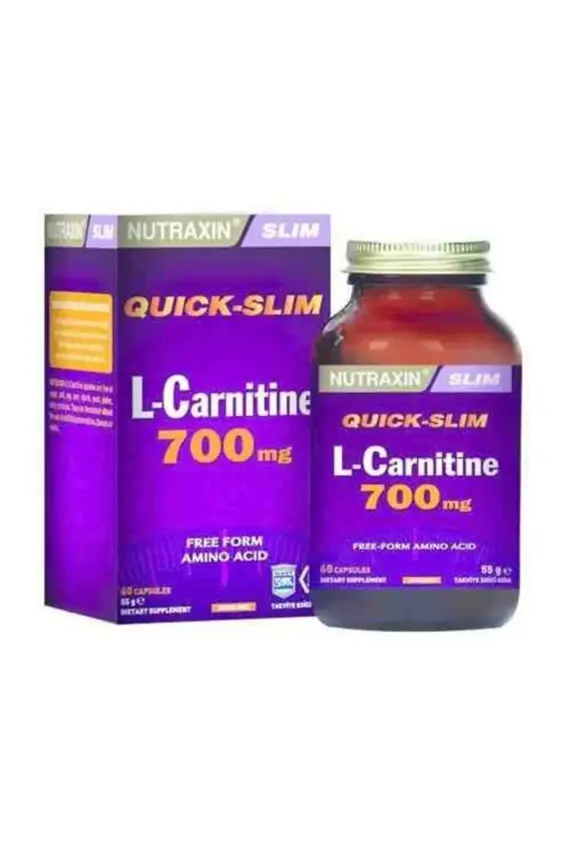 Nutraxin Quick-slim L-carnitine 700mg 60 Kapsül - 1