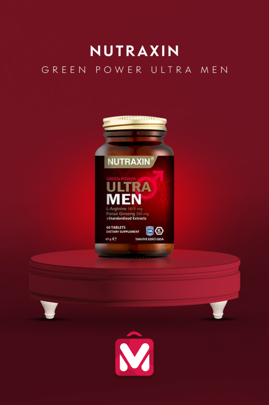 Nutraxin Ultra Men Erkeklere Özel Destek - Green Power - 1
