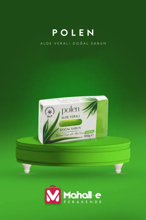 Polen Aloe Veralı Doğal Sabun 100 gr - 1