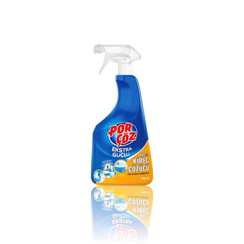 Porçöz Kireç ve Pas Çözücü Sprey (750 ml) - 1