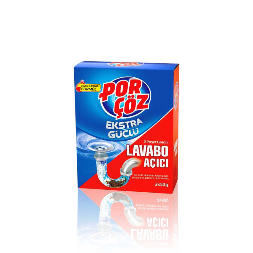Porçöz Lavabo Açıcı Granül 2'li (50 gr) - 1