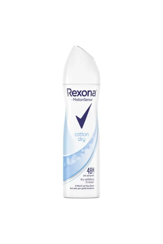 Rexona Cotton Dry Kadın Sprey Deodorant 150 ml - 1