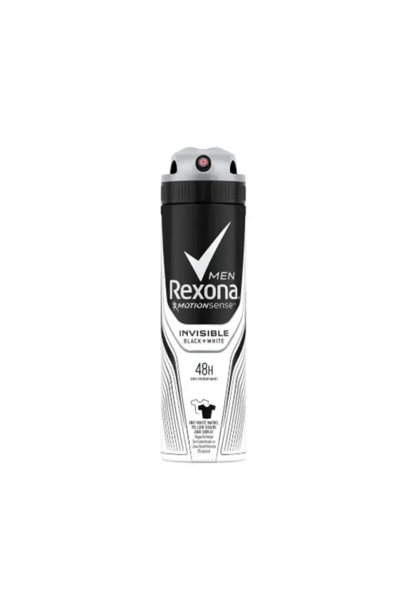 Rexona Deo Men Invisible Black White Deodorant (150 ml) - 1